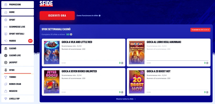 Gamification di Bankonbet