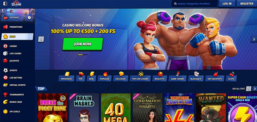 bigclash-casino-home