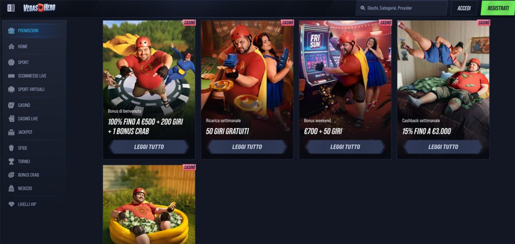 VegasHero Casino Online