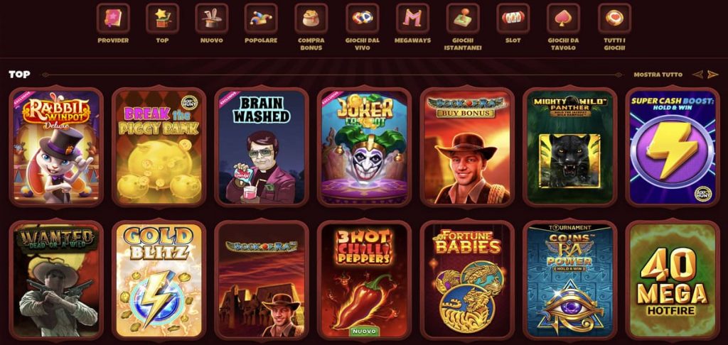 magius casino games