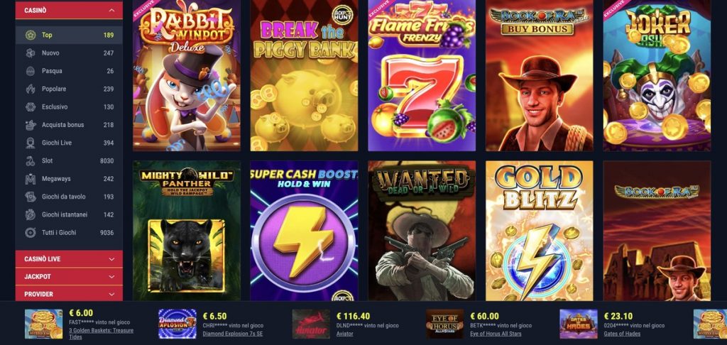 rabona casino games