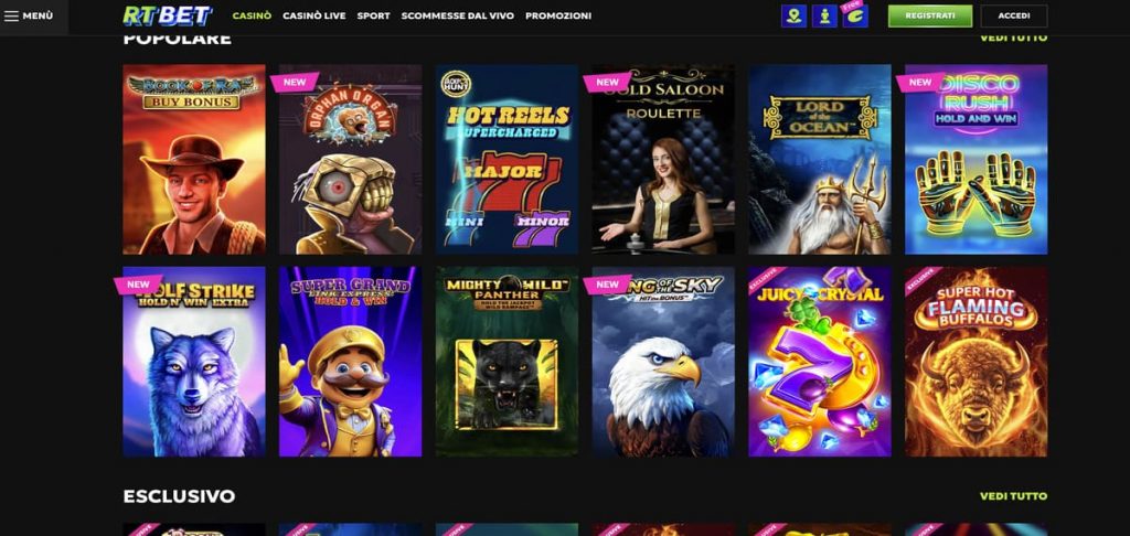 rtbet games