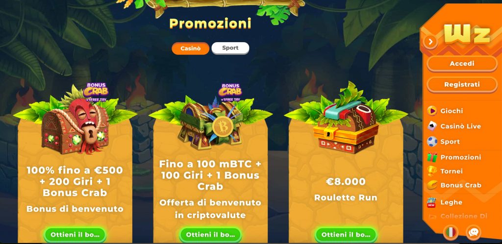 Bonus Wazamba: Scopri le Offerte del Casinò