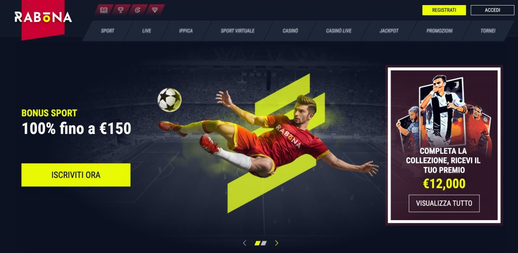 Rabona casino home